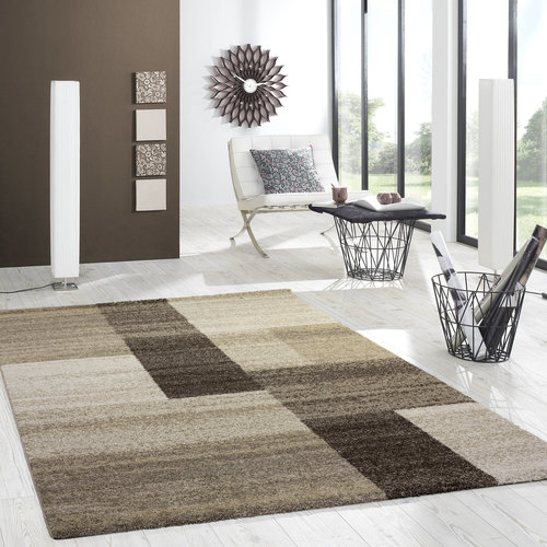 BONNA MODERN GEBLOKT BEIGE BRUIN