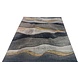 Kristal Modern Grijs Geel vloerkleed - Kristal Modern Grijs Geel vloerkleed -
