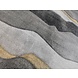 Kristal Modern Grijs Geel vloerkleed - Kristal Modern Grijs Geel vloerkleed -
