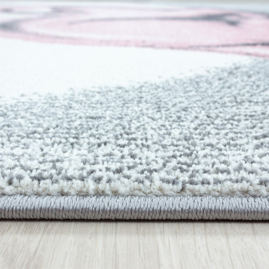 Kids Kinderkamer Roze - Grijs vloerkleed - Bambi Hert