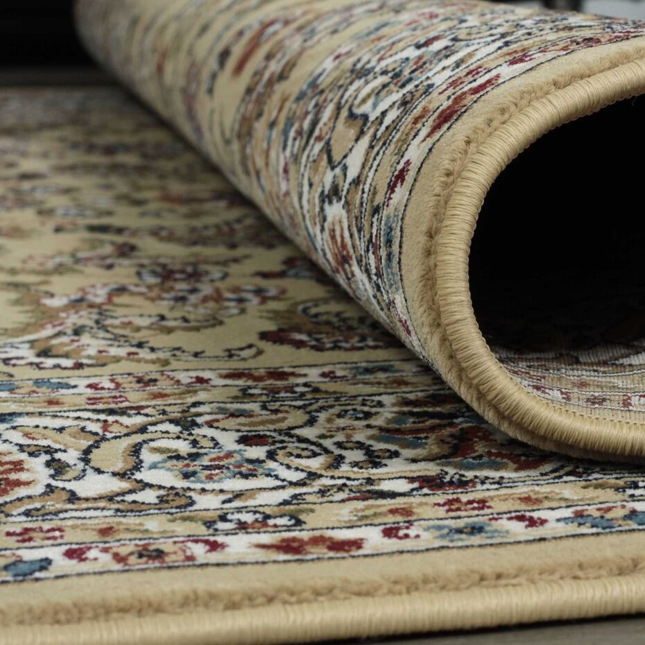 Ahlat Klassiek beige vloerkleed - Oosters Motief