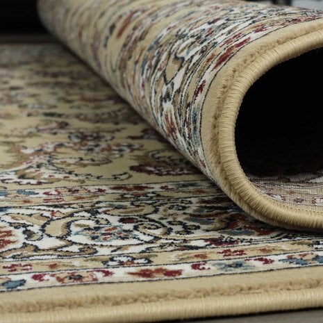 Ahlat Klassiek beige vloerkleed - Oosters Motief