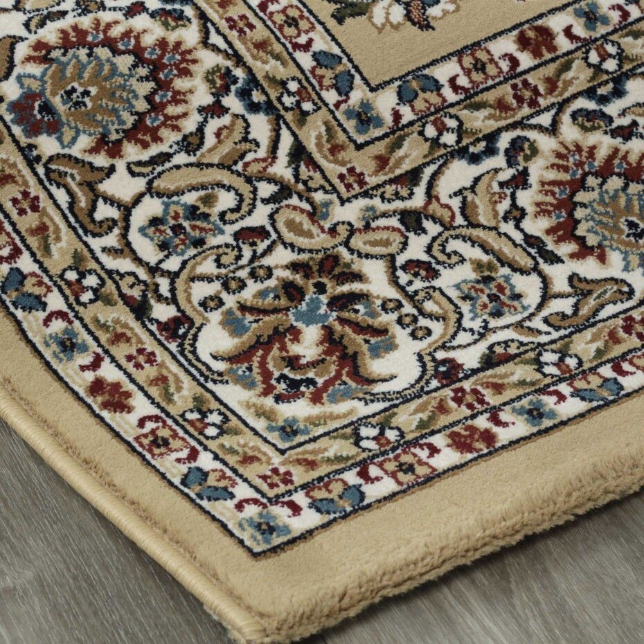 Ahlat Klassiek beige vloerkleed - Oosters Motief