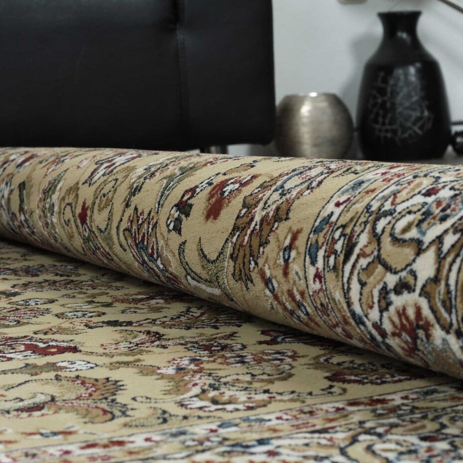 Ahlat Klassiek beige vloerkleed - Oosters Motief