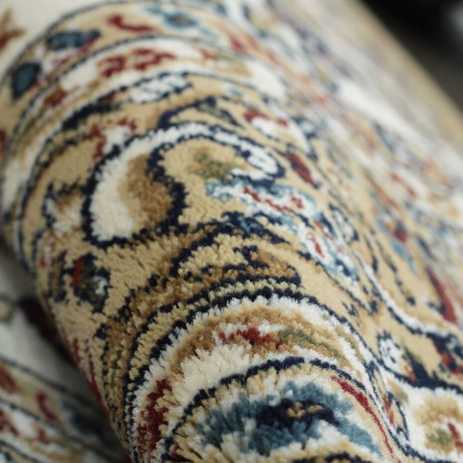 Ahlat Klassiek crème vloerkleed - Oosters Motief Ahlat Klassiek crème vloerkleed - Oosters Motief