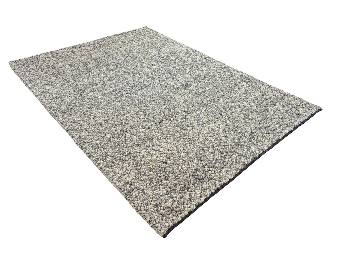 Ventura Bolletjes Grijs Handgemaakt vloerkleed Ventura Bolletjes Grijs Handgemaakt vloerkleed