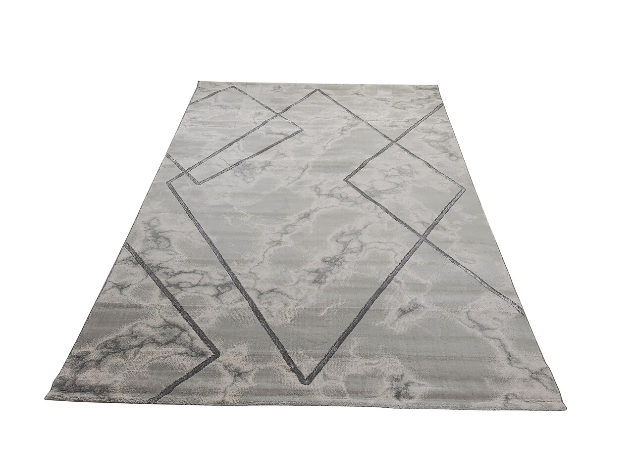 Alba Modern Grijs vloerkleed - Marmer Design Alba Modern Grijs vloerkleed - Marmer Design