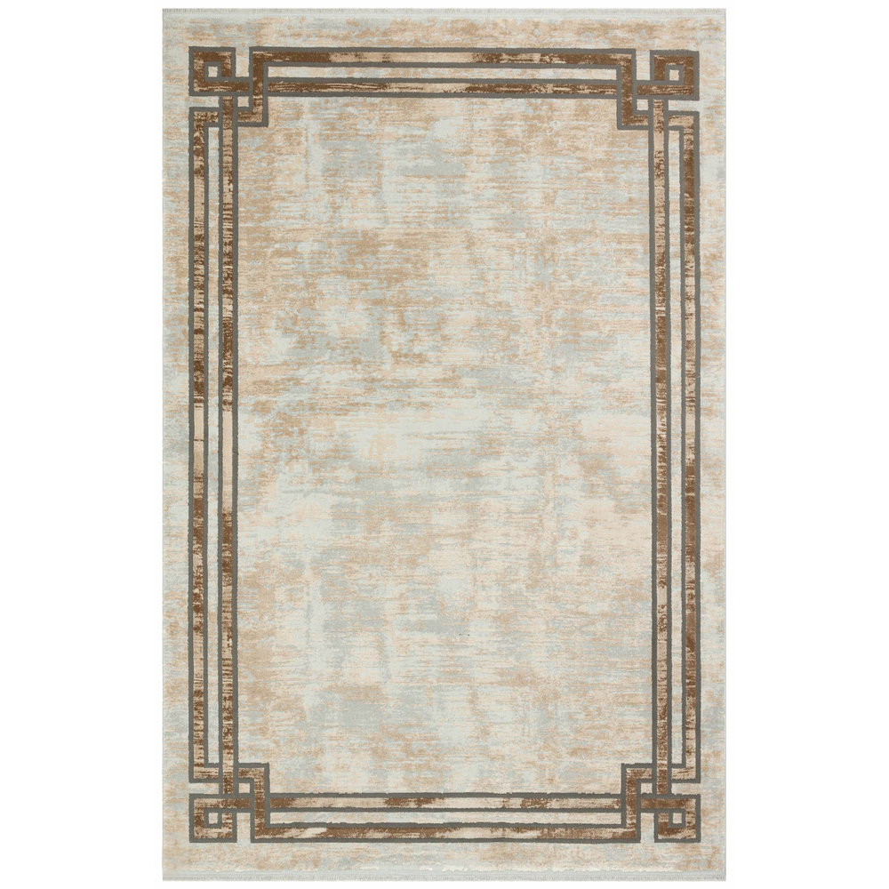 PALONA MODERN BEIGE VLOERKLEED LIJSTMOTIEF