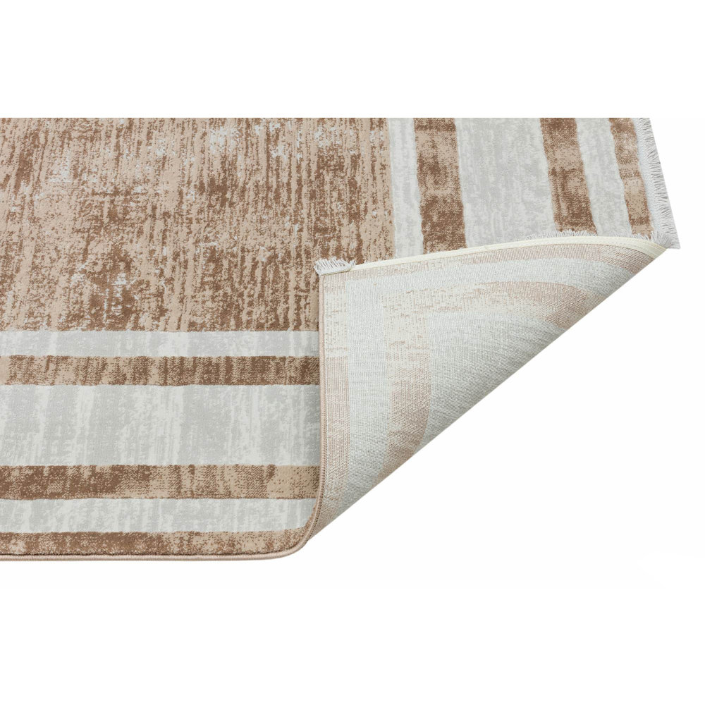 PALONA MODERN BEIGE VLOERKLEED LIJSTMOTIEF