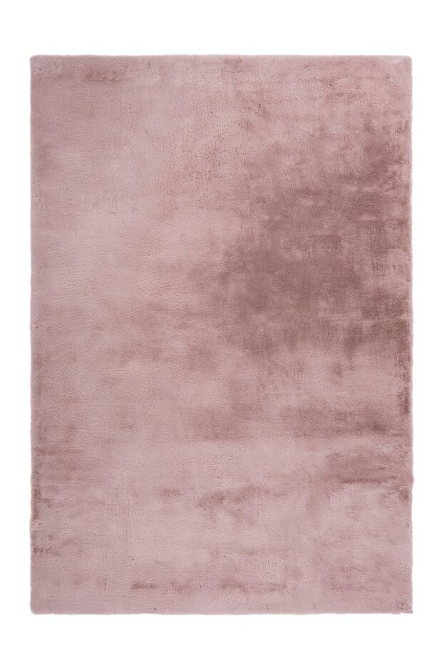 Magna Hoogpolig Pastel Roze vloerkleed - Effen Zacht