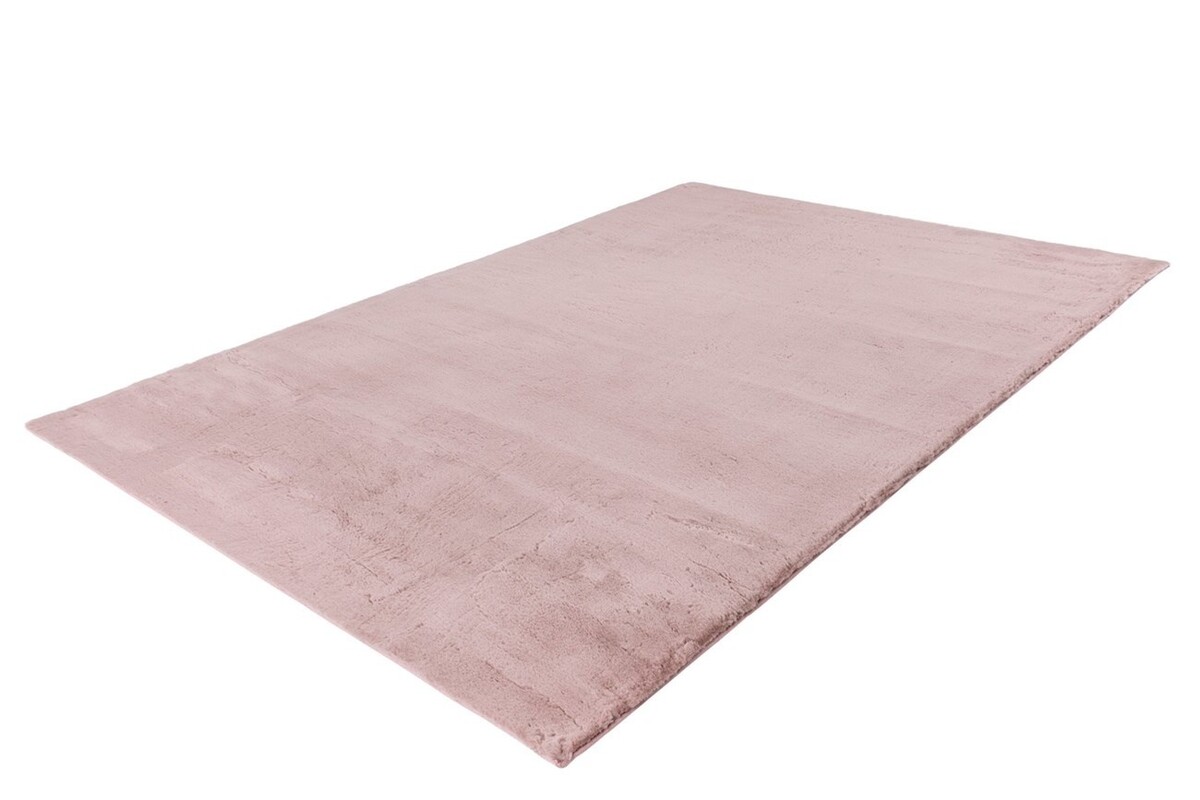 Magna Hoogpolig Pastel Roze vloerkleed - Effen Zacht