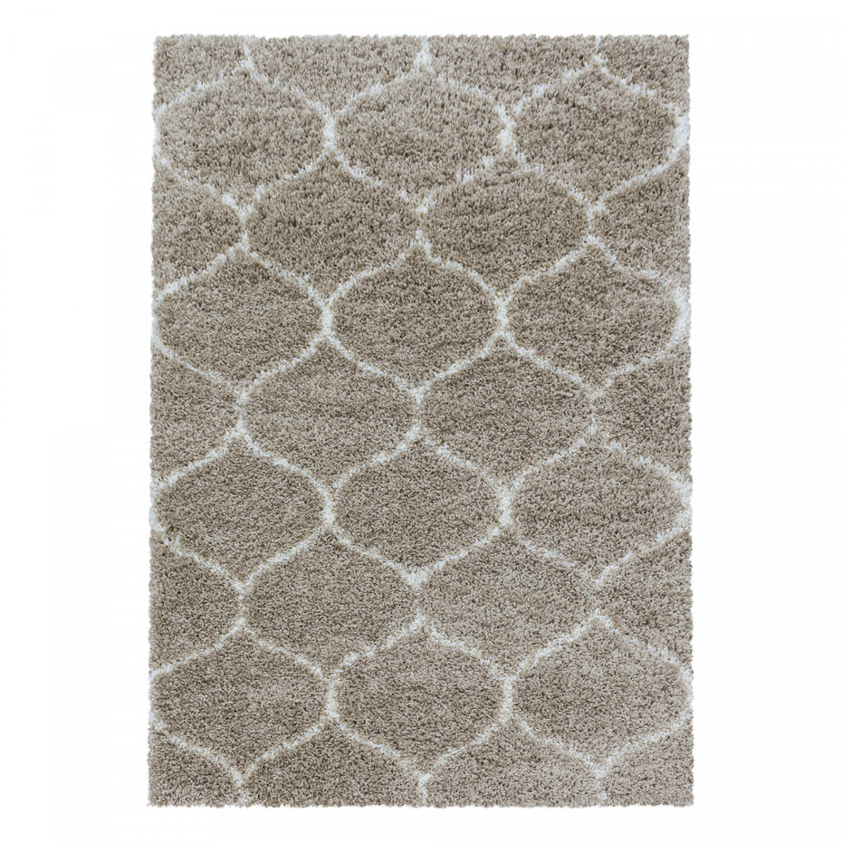 Azure Hoogpolig Beige vloerkleed