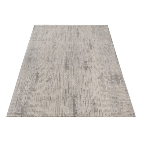 Balos Vintage Grijs vloerkleed - Gestreept