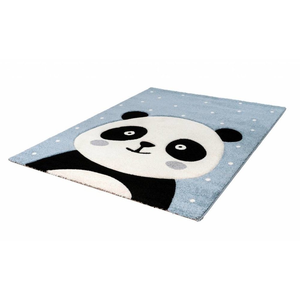 KIDS PANDA BLAUW VLOERKLEED