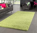 Hoogpolig vloerkleed - Candy Shaggy Groen