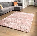 Hoogpolig vloerkleed - Curacao roze