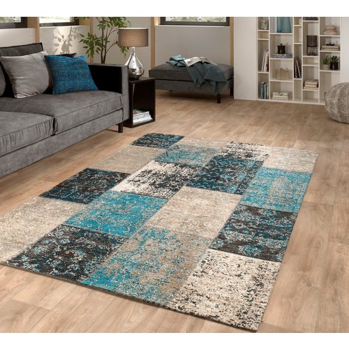 VAN GOGH COLLECTION VINTAGE PATCHWORK BLAUW