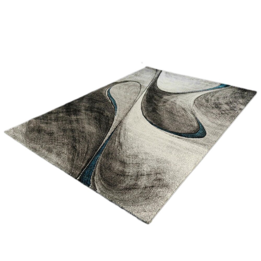 Kristal Modern Turquoise vloerkleed Kristal Modern Turquoise vloerkleed