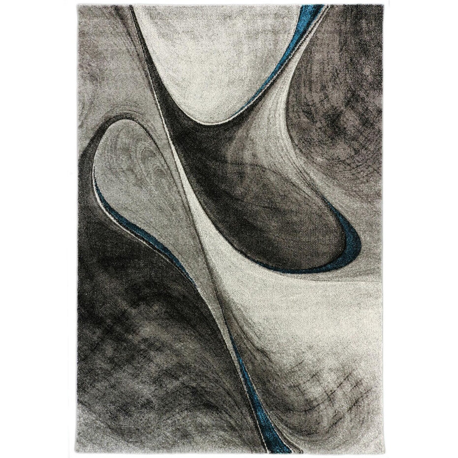 Kristal Modern Turquoise vloerkleed Kristal Modern Turquoise vloerkleed