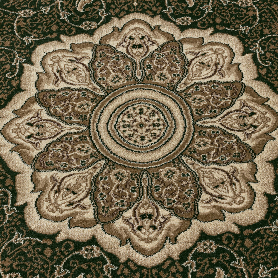 Bukhara Klassiek Groen vloerkleed - Oosters Motief