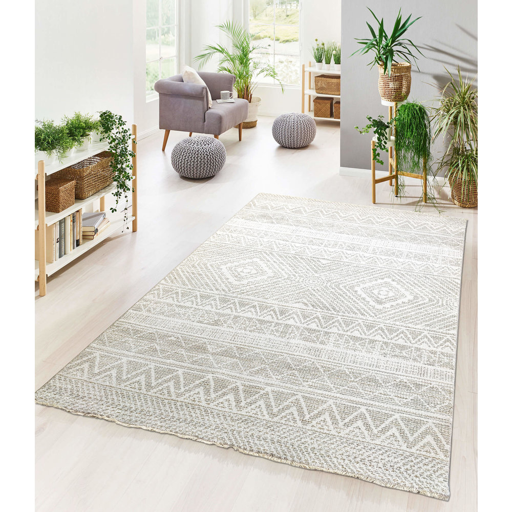 bereiken Voorbijganger Inloggegevens Ben je op zoek naar een Modern Crème - vloerkleed? Arim collectie bestaat  uit verschillende dessins en kleuren. - Flycarpets.nl