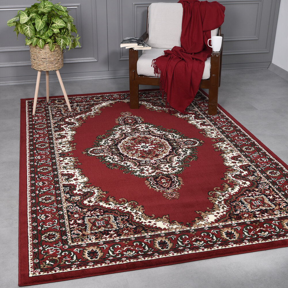Klassiek vloerkleed - Skazar Rood Klassiek vloerkleed - Skazar Rood