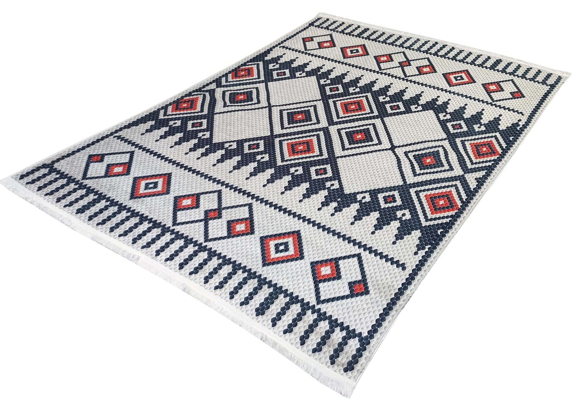 Hana Vintage Indoor & Outdoor Crème / Multi vloerkleed - Wasbaar Hana Vintage Indoor & Outdoor Crème / Multi vloerkleed - Wasbaar