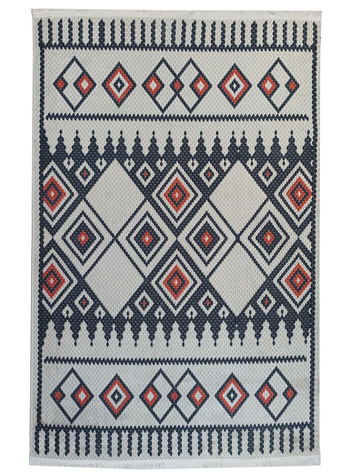 Hana Vintage Indoor & Outdoor Crème / Multi vloerkleed - Wasbaar Hana Vintage Indoor & Outdoor Crème / Multi vloerkleed - Wasbaar