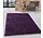 Luna Hoogpolig Paars vloerkleed - Geo