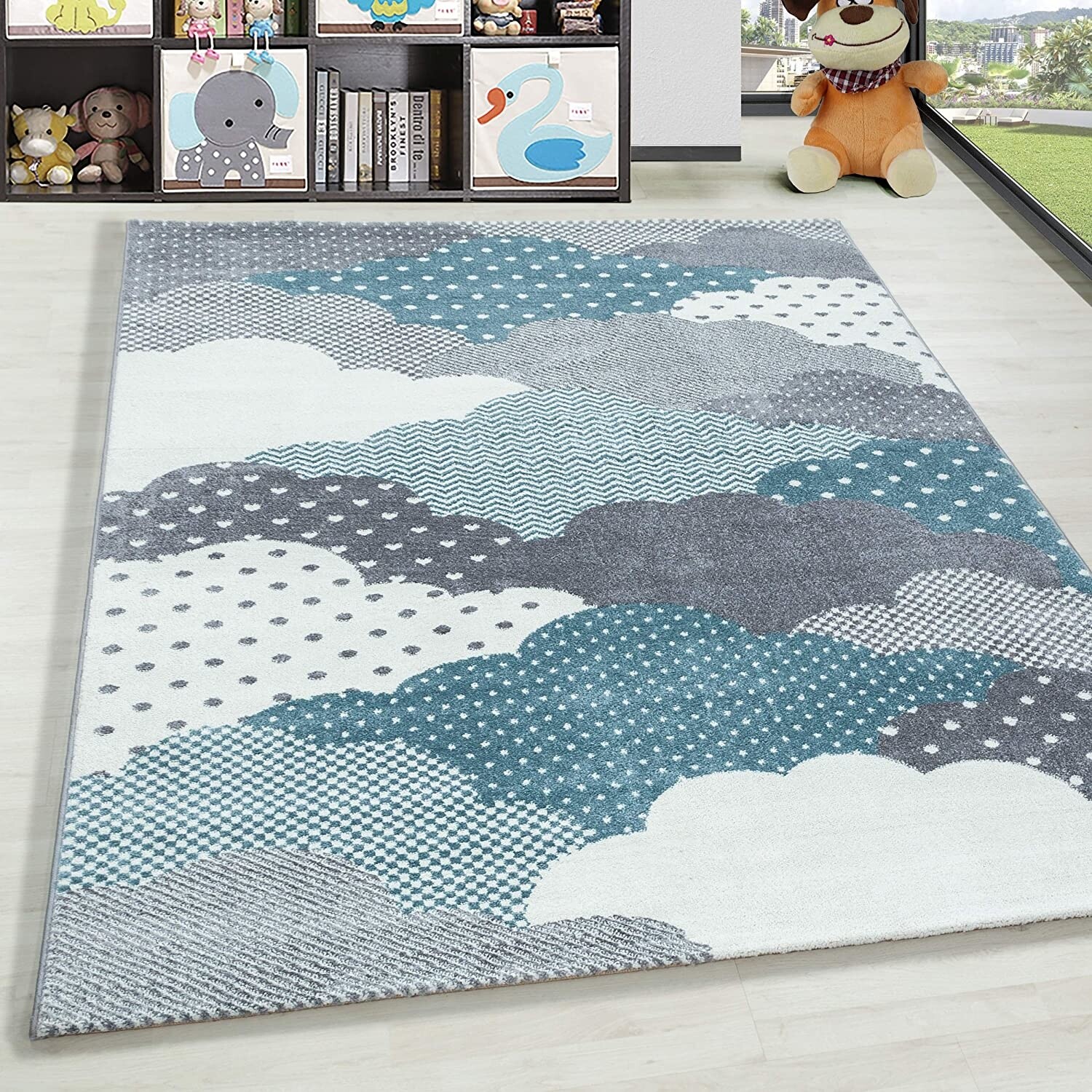 Paco Home Vloerkleed voor de kinderkamer Vloerkleed Kinderkamer Speelvloerkleed