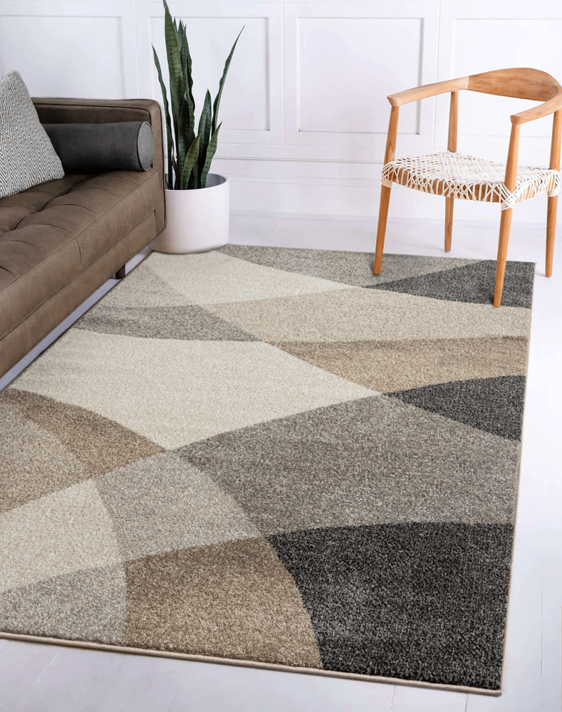 Modern vloerkleed - Belos Beige/Grijs Modern vloerkleed - Belos Beige/Grijs