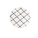 Candy Diamond Rond Hoogpolig Crème / Zwart vloerkleed - Geruit Candy Diamond Rond Hoogpolig Crème / Zwart vloerkleed - Geruit