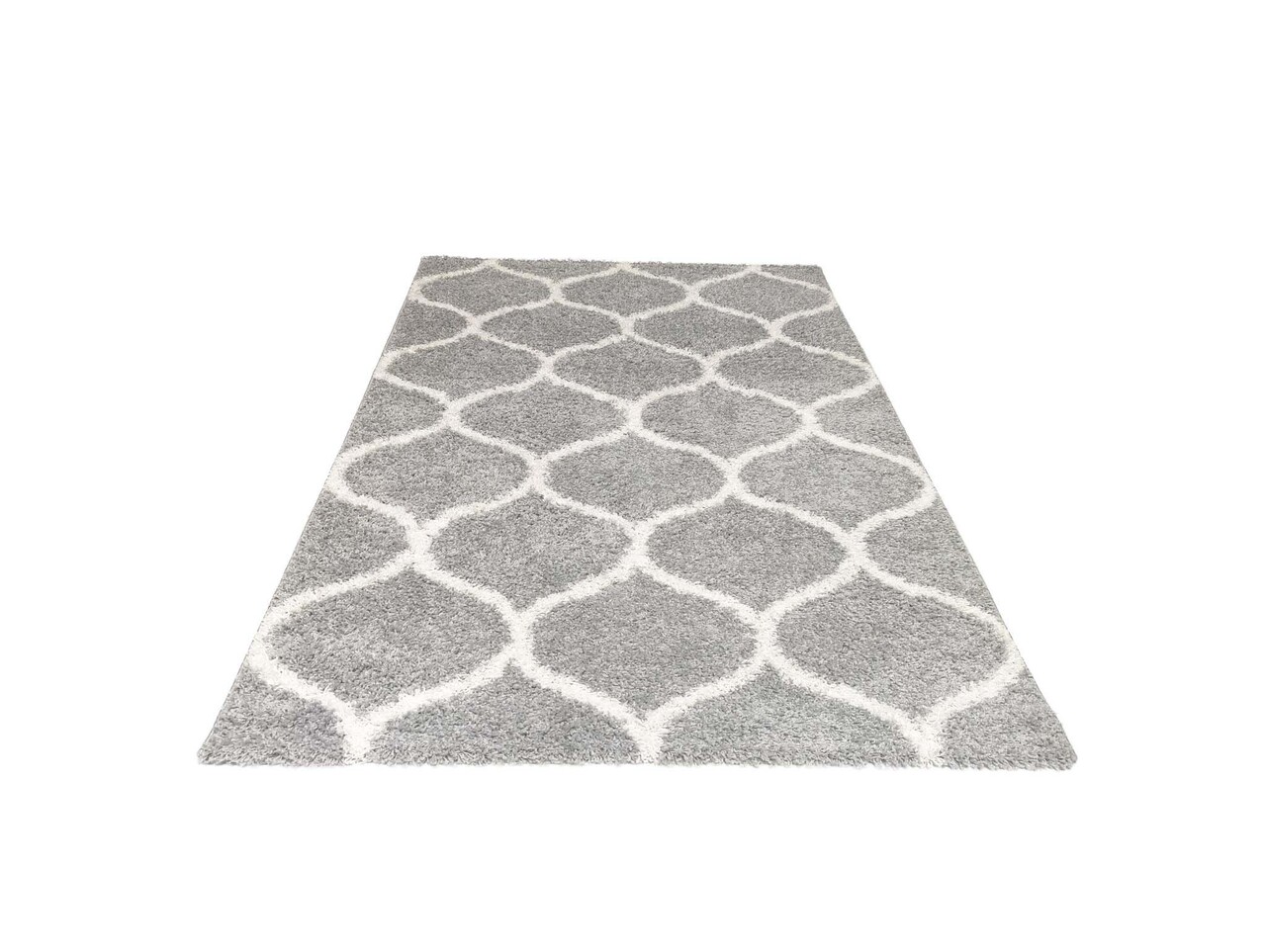 Azure Hoogpolig Zilver vloerkleed - Azure Hoogpolig Zilver vloerkleed -