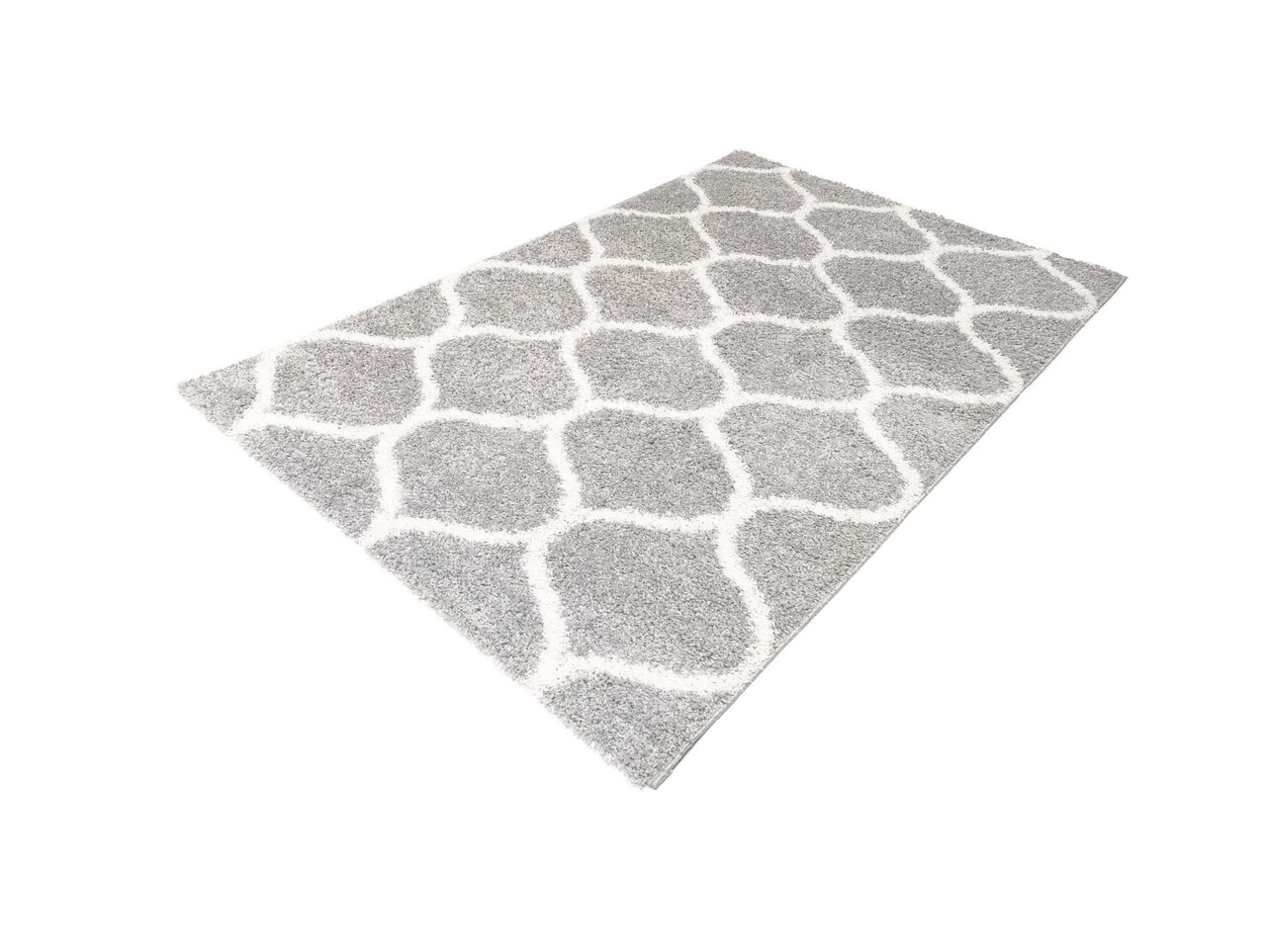 Azure Hoogpolig Zilver vloerkleed - Azure Hoogpolig Zilver vloerkleed -