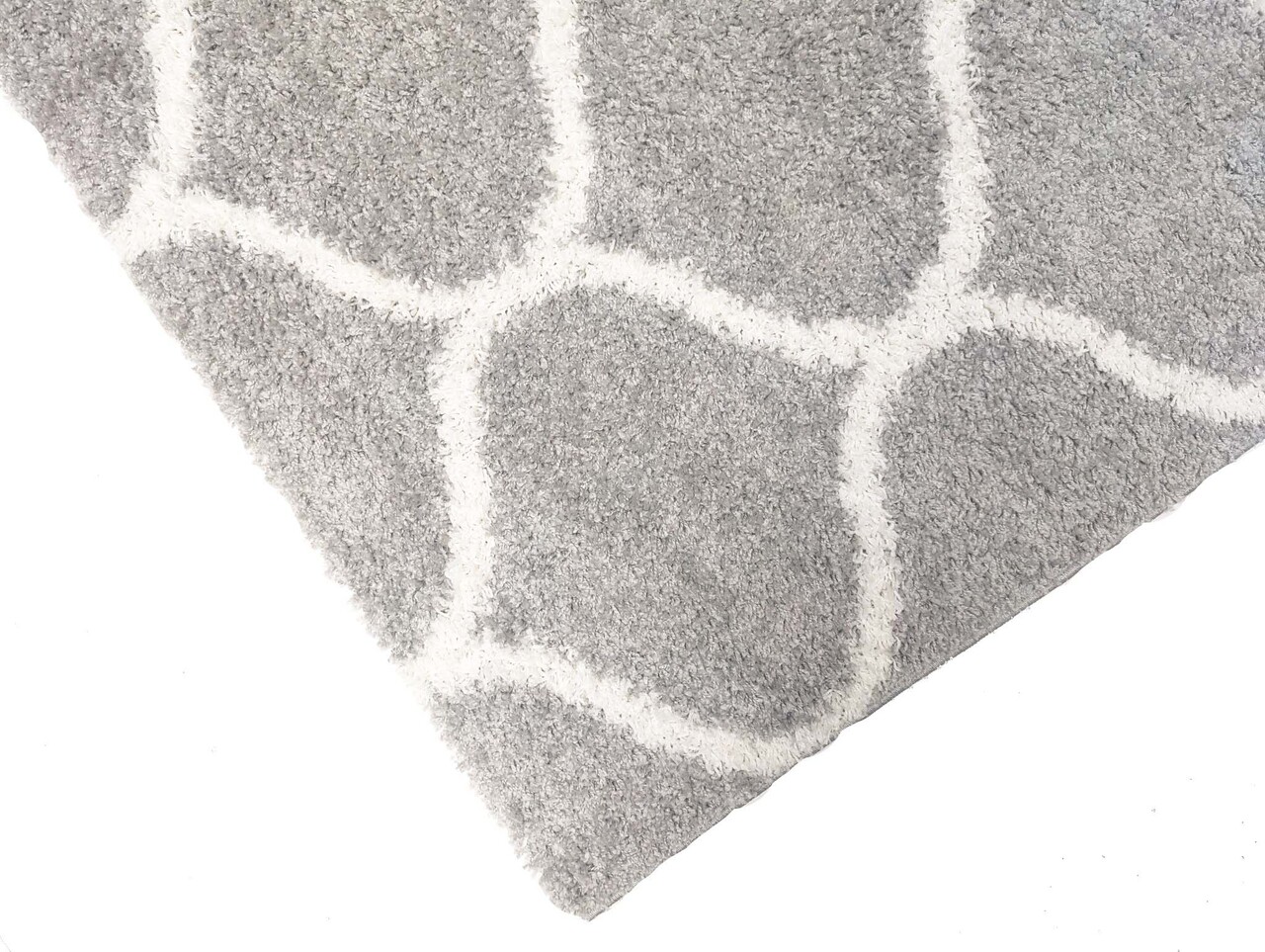 Azure Hoogpolig Zilver vloerkleed - Azure Hoogpolig Zilver vloerkleed -