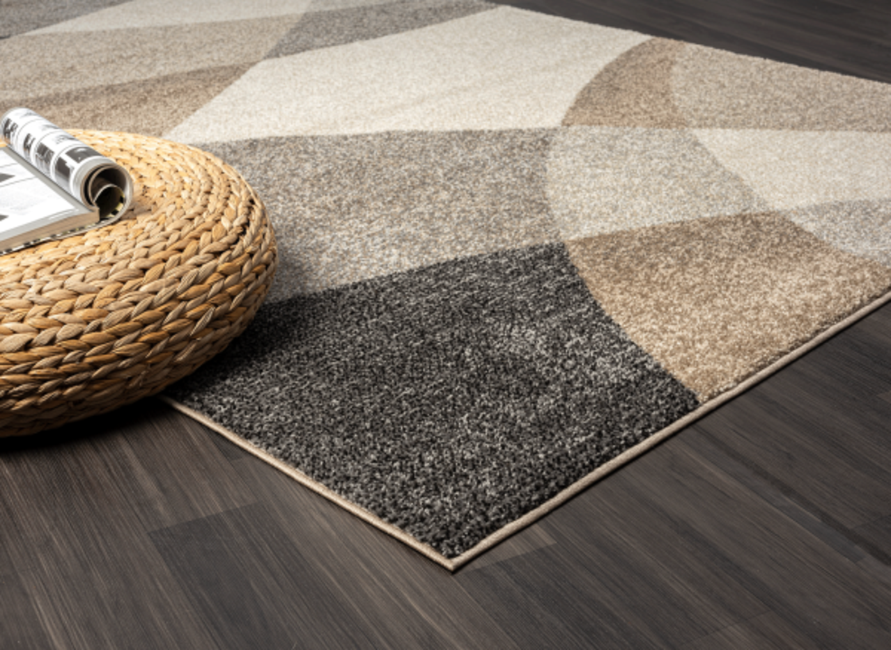Modern vloerkleed - Belos Beige/Grijs Modern vloerkleed - Belos Beige/Grijs