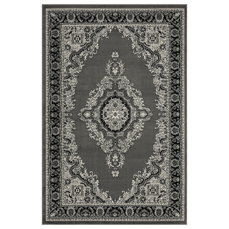 Klassiek vloerkleed - Skazar Grijs Klassiek vloerkleed - Skazar Grijs