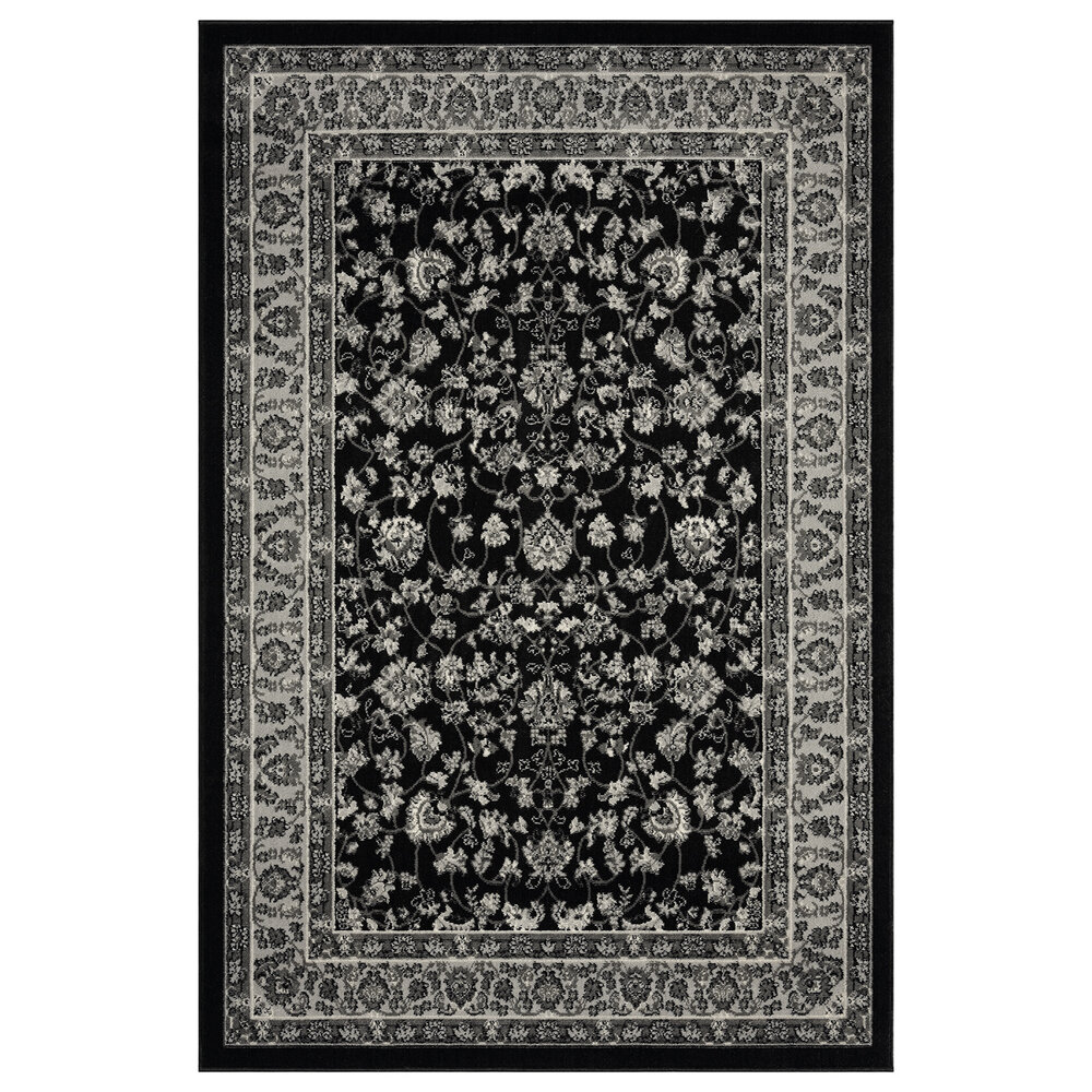 Klassiek vloerkleed - Skazar Oosters Motief Zwart/Grijs Klassiek vloerkleed - Skazar Oosters Motief Zwart/Grijs