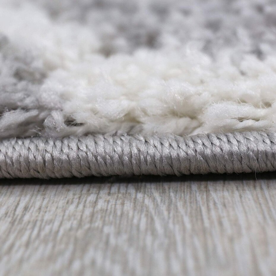 Azure Hoogpolig Zilver vloerkleed - Azure Hoogpolig Zilver vloerkleed -