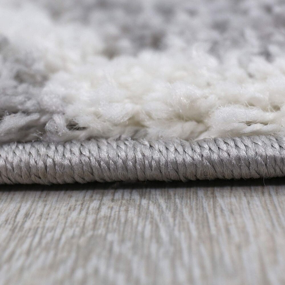 Azure Hoogpolig Zilver vloerkleed - Azure Hoogpolig Zilver vloerkleed -