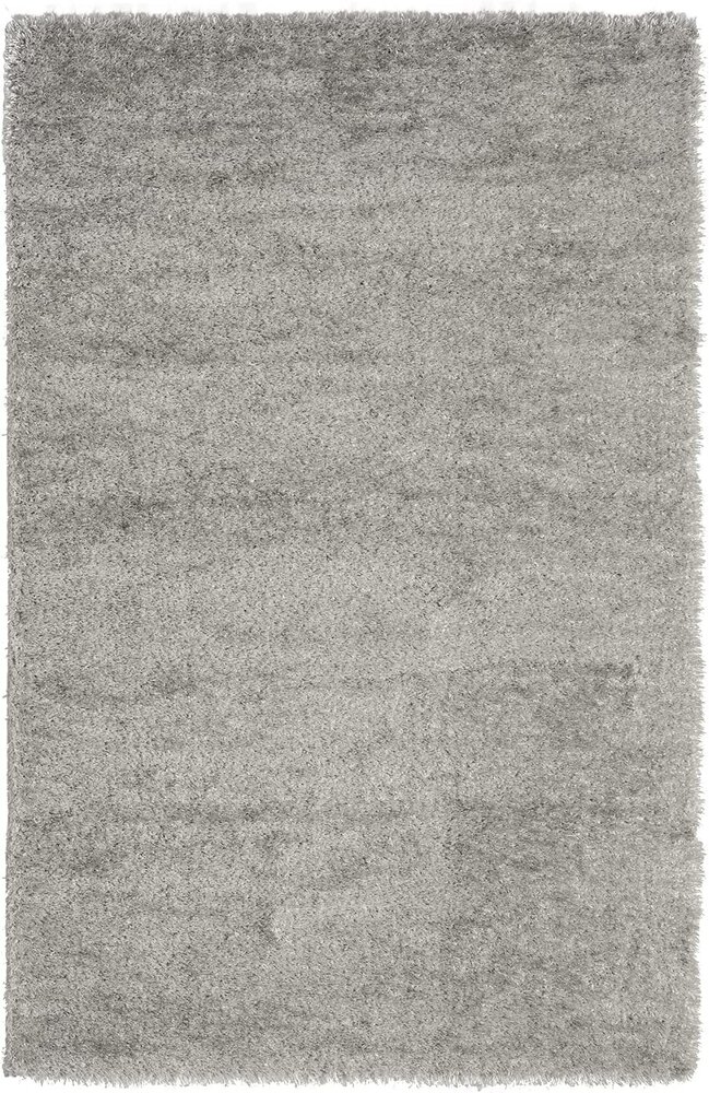 Nox Hoopolig Zilver vloerkleed - Effen Nox Hoopolig Zilver vloerkleed - Effen