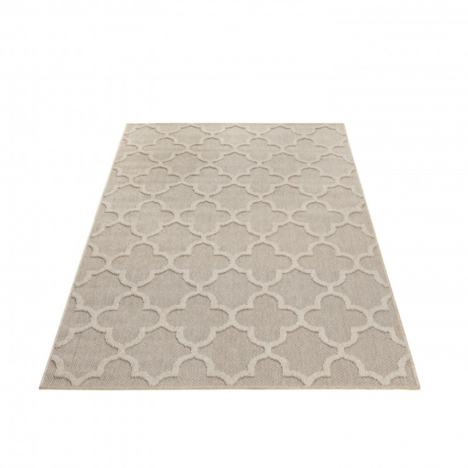 Tenedo Indoor & Outdoor Beige vloerkleed - Barok Design