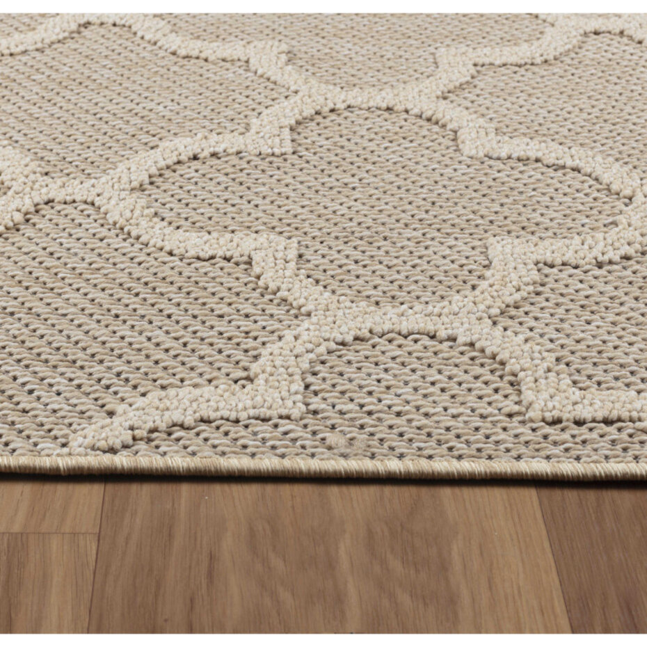 Tenedo Indoor & Outdoor Beige vloerkleed - Barok Design