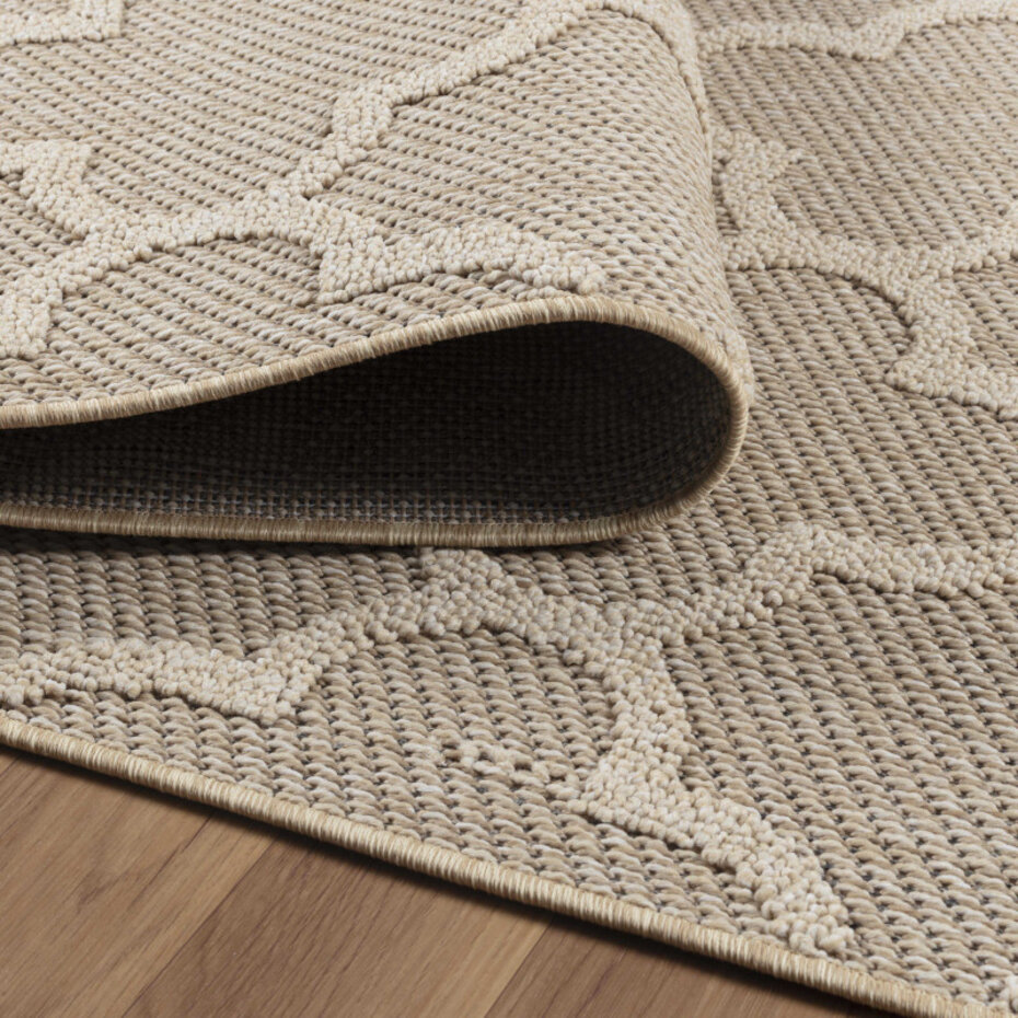Tenedo Indoor & Outdoor Beige vloerkleed - Barok Design