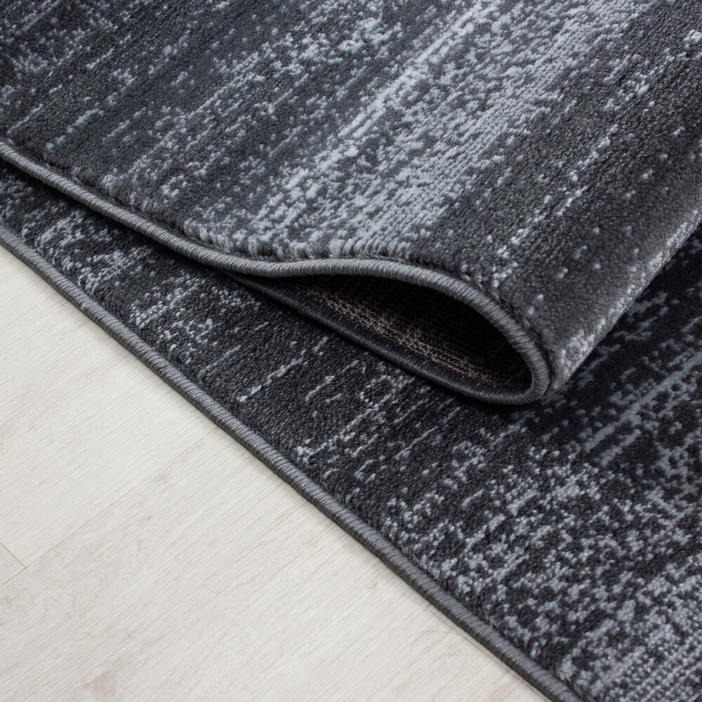 Marlon Modern Grijs vloerkleed - Effen Gestreept Marlon Modern Grijs vloerkleed - Effen Gestreept