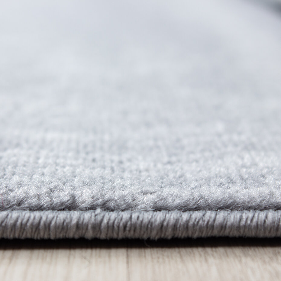 Marlon Modern Zwart / Grijs vloerkleed -