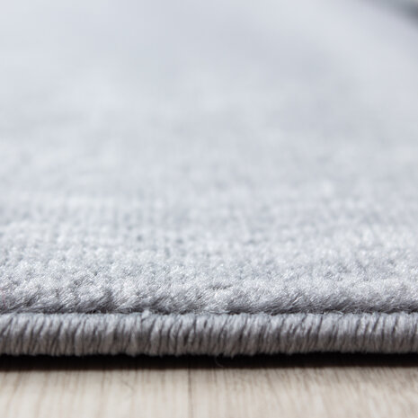 Marlon Modern Zwart / Grijs vloerkleed -