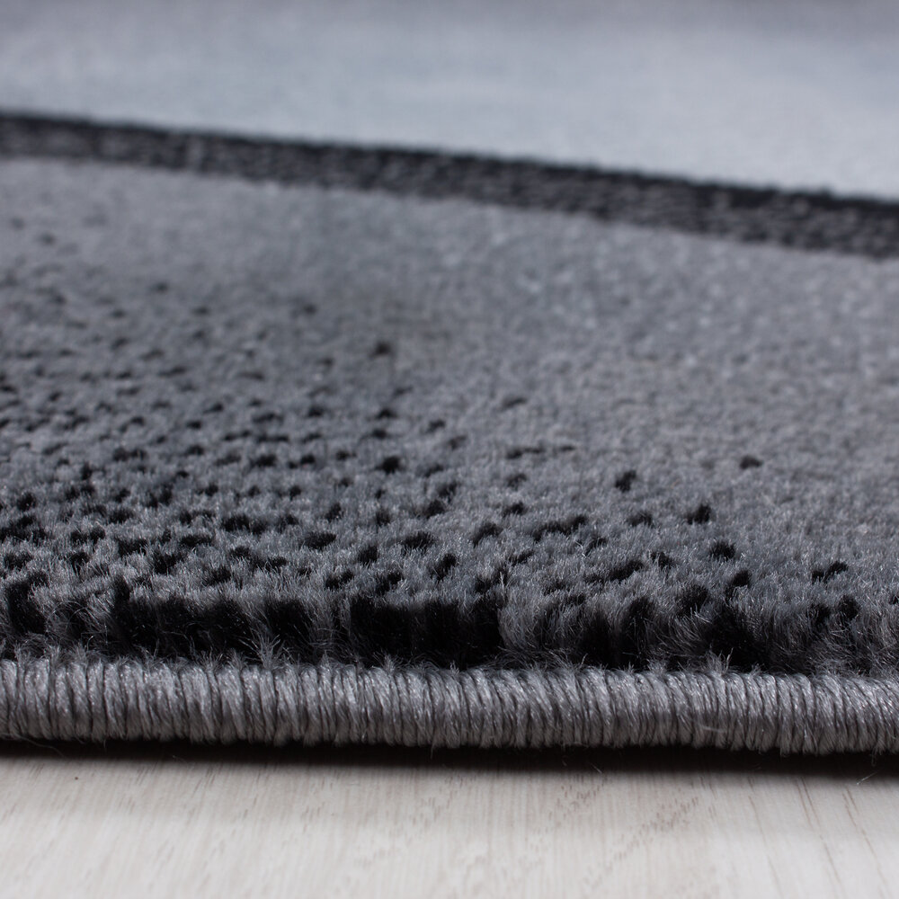 Marlon Modern Zwart / Grijs vloerkleed - Marlon Modern Zwart / Grijs vloerkleed -