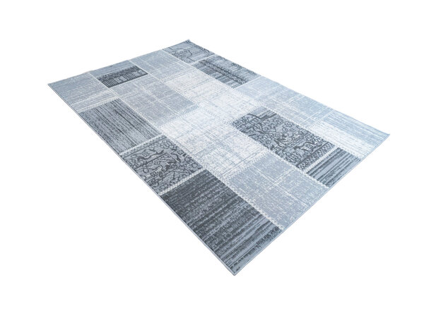 Sarande Vintage Grijs vloerkleed - Patchwork Design