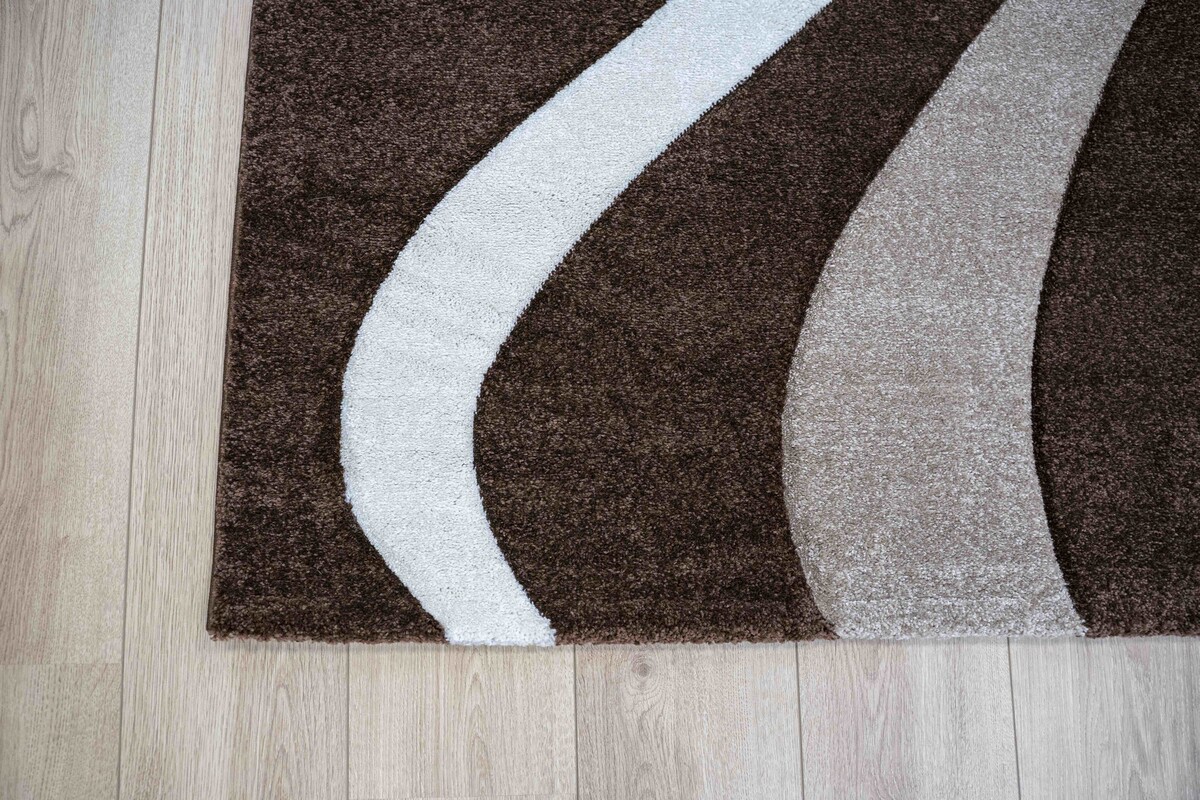 Kristal Modern Bruin vloerkleed
